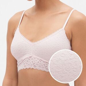 2x25. Rose Lace Bralette Bra Stretch Adjustable